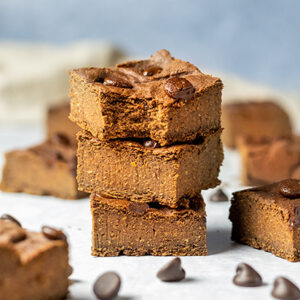 Flourless Chickpea Protein Brownies