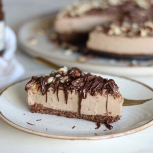 No Bake Chocolate Hazelnut Cheesecake by Jess Beautician