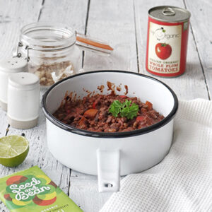 Bean Chilli with Walnuts and Chocolate