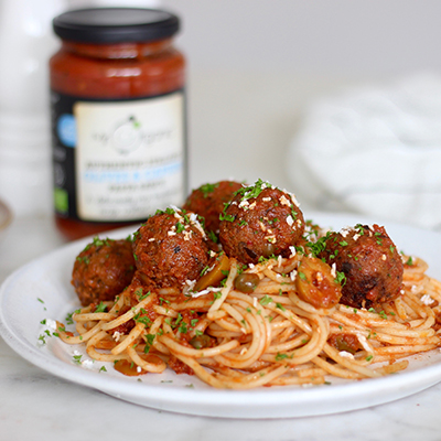 THUMB-Spaghetti-Aubergine-Meatballs-with-Olives-Capers-Pasta-Sauce
