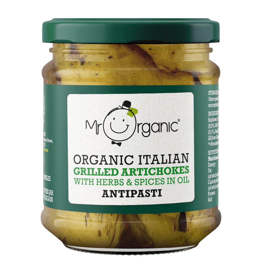 Organic Italian Grilled Artichokes With Herbs & Spices In Oil