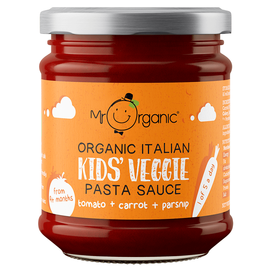 Organic Italian Kids Veggie Pasta Sauce Tomato, Carrot, Parsnip