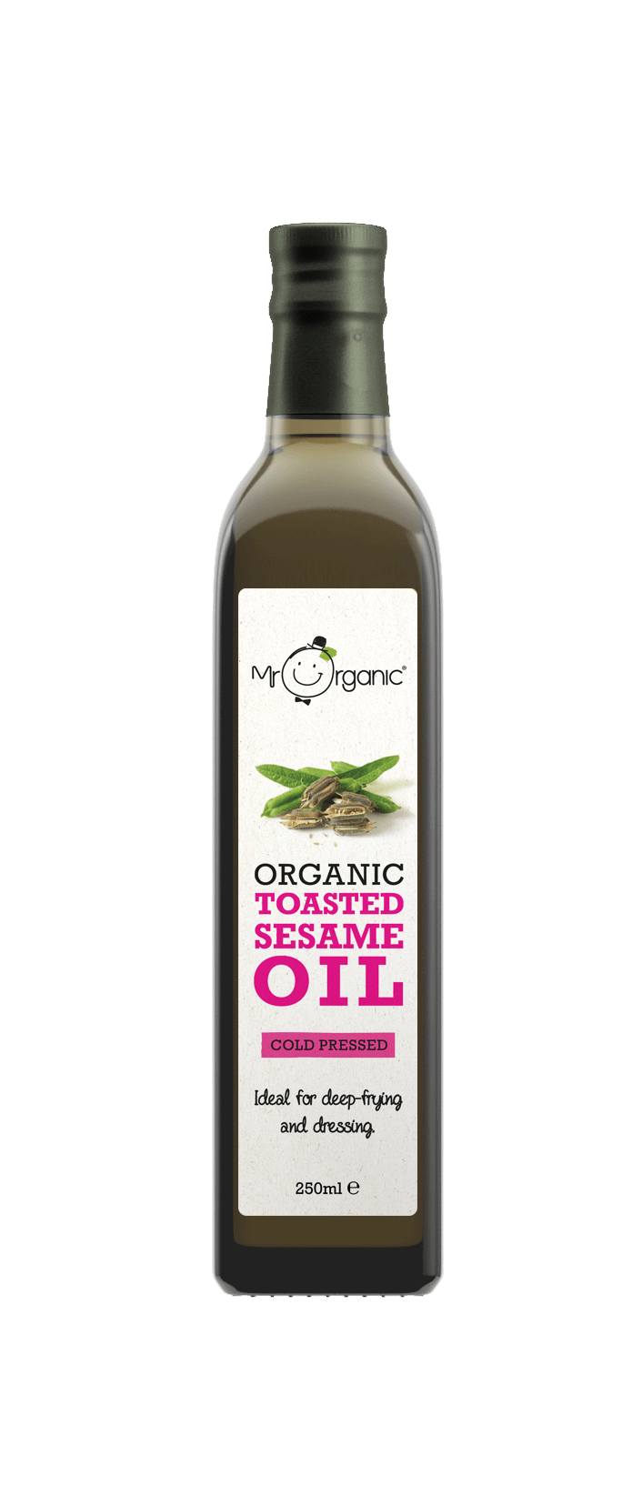 Organic Toasted Sesame Oil 250ml Mr Organic